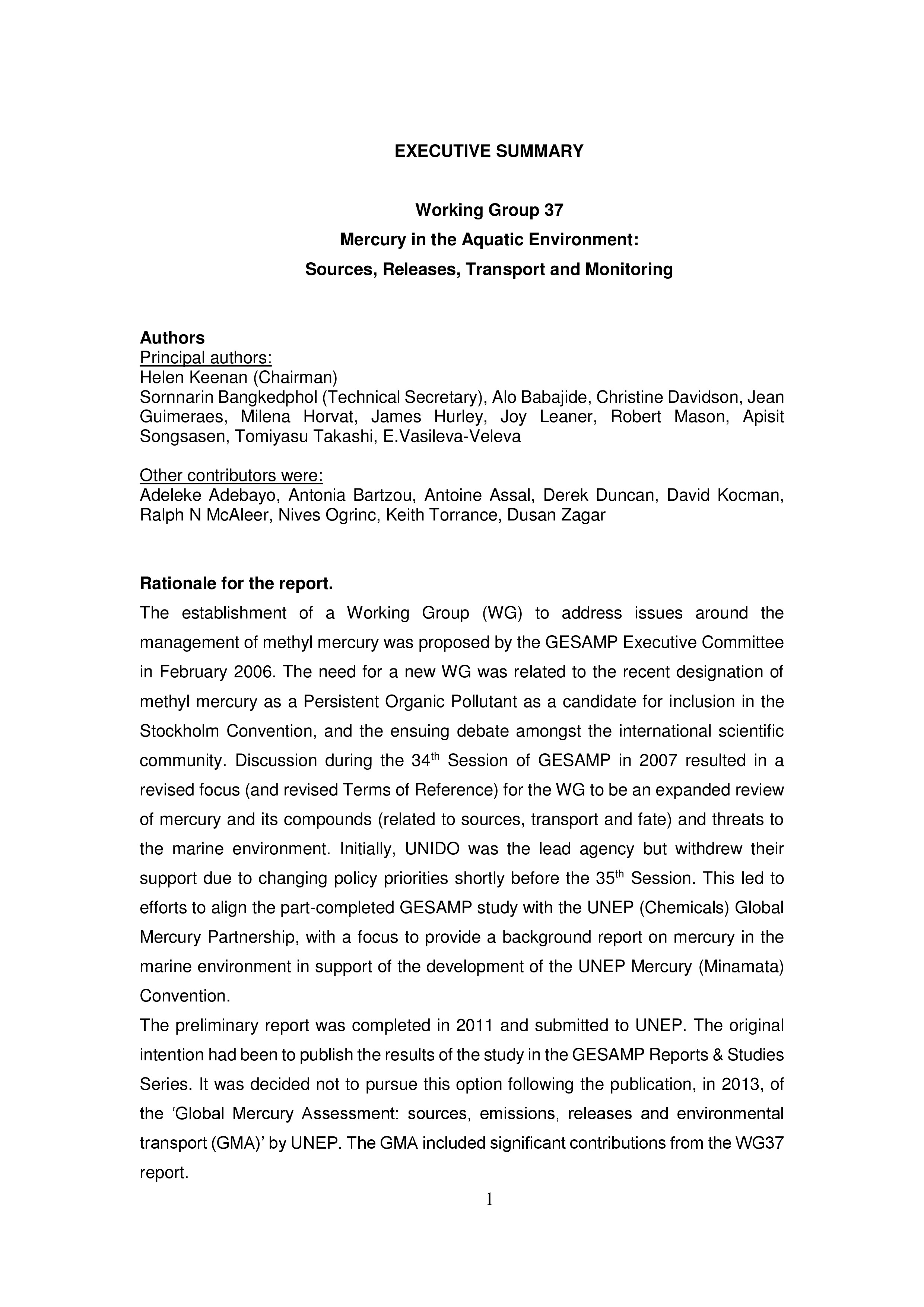 what is an executive summary
